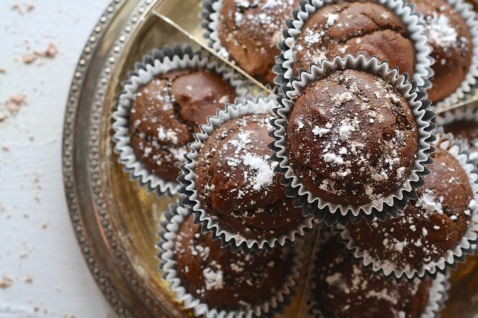 Pihe-puha kakaós muffin – gluténmentes, tejmentes
