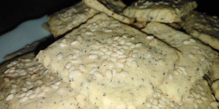 Szezámmagos-mákos kréker - Fenségesen ropogós és finom