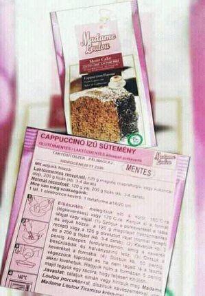 Cappuccino ízű sütemény - Gluténmentes recept