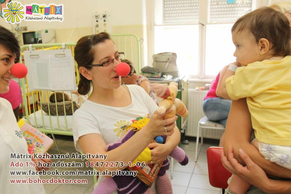 Adó 1% felajánlás Bohócdoktorok támogatására