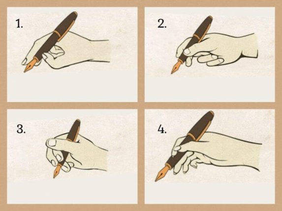 Te hogy tartod a tollat a kezedben? Ez mindent elárul rólad