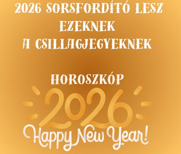 2026 sorsfordító lesz ezeknek a csillagjegyeknek